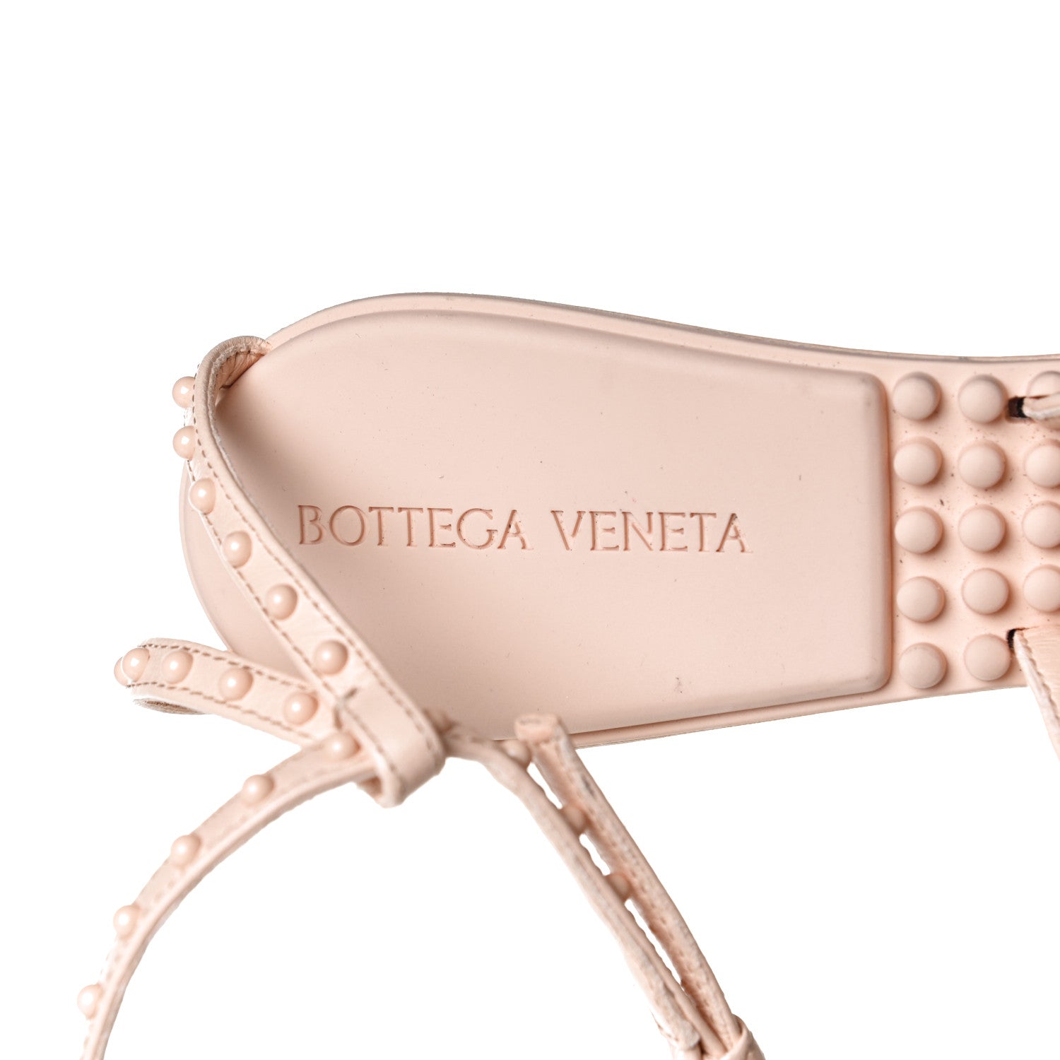 Bottega Veneta Lambskin Lagoon Bubble 55mm Sandals 40 Macaroon 17 of 17