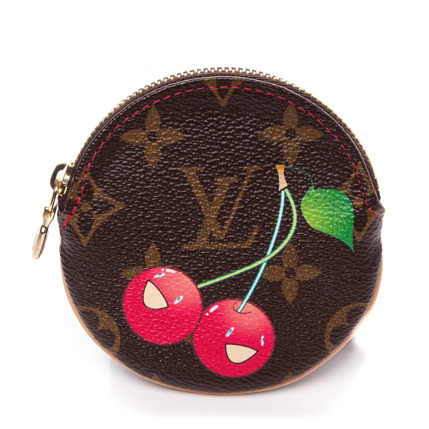 Louis Vuitton Monogram Cerises Round Coin Purse 1 of 6