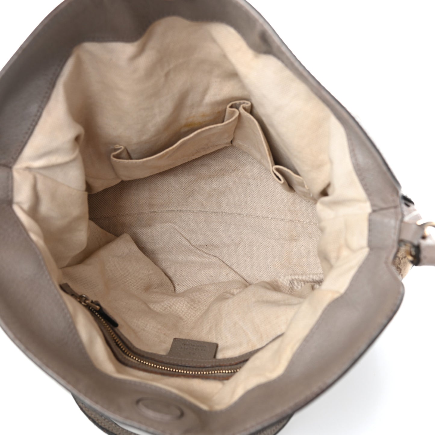 Monogram Medium Bree Foldover Tote Beige