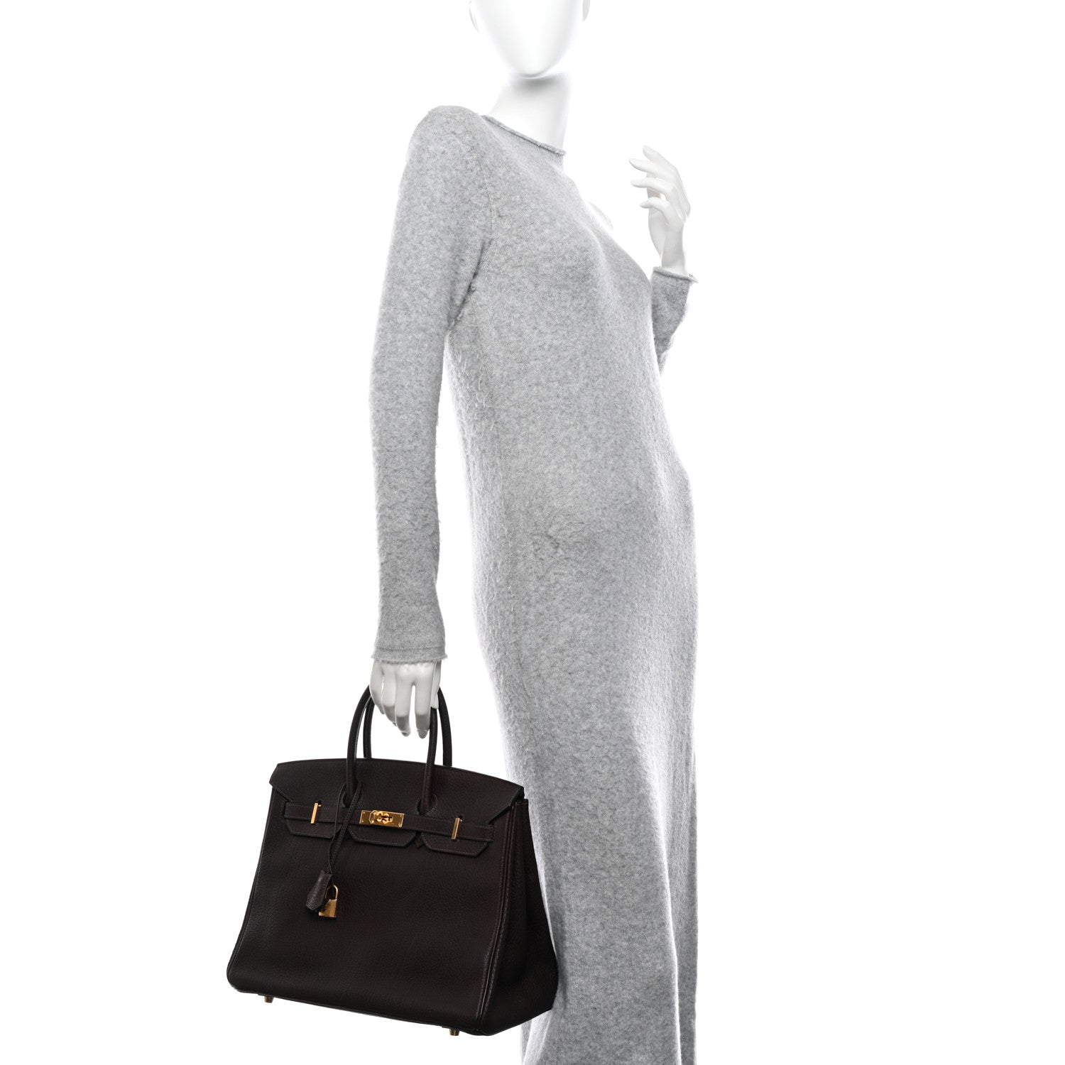 Hermes Fjord Birkin 35 Chocolate 2 of 10