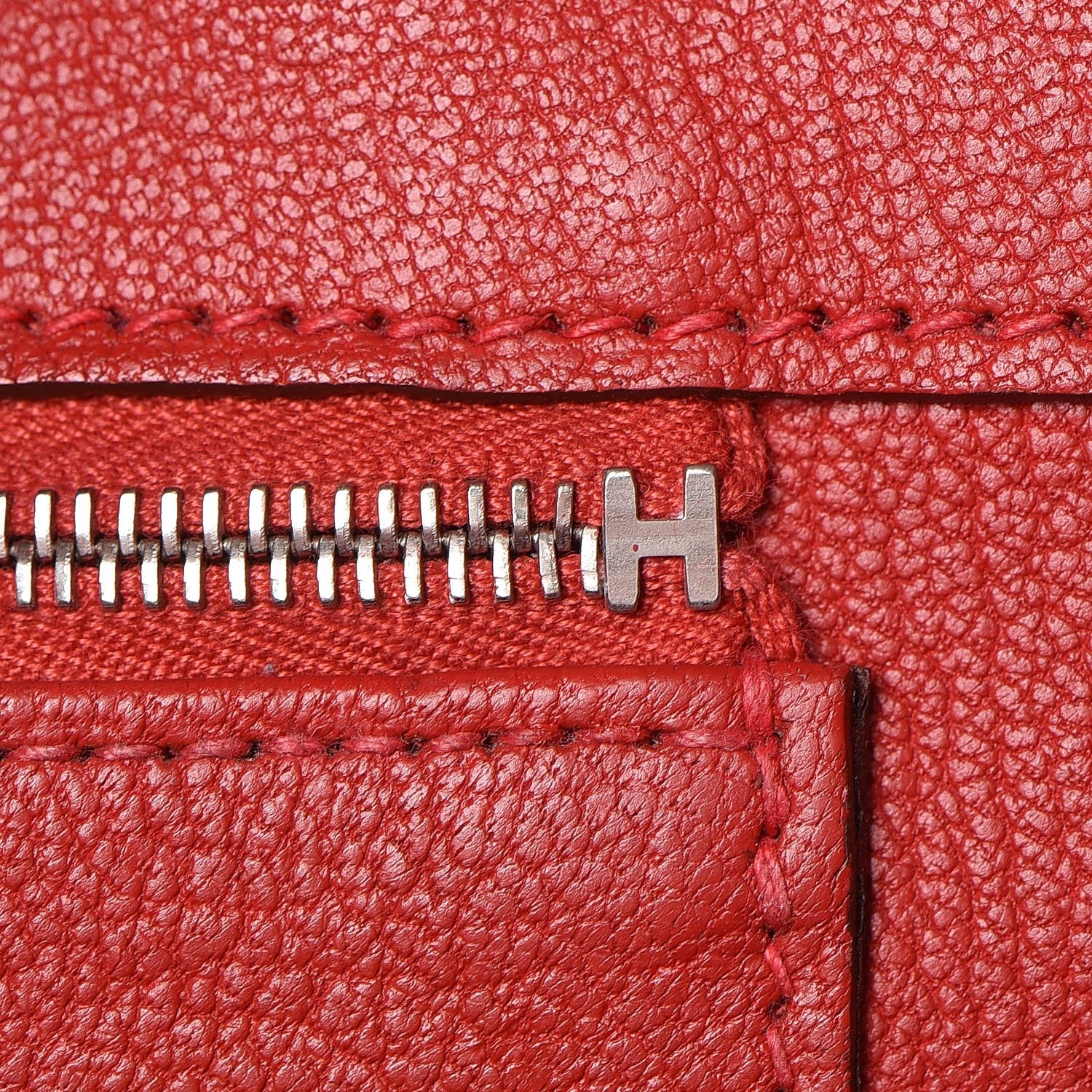 Hermes Taurillon Clemence Birkin 35 Rouge Casaque 21 of 36