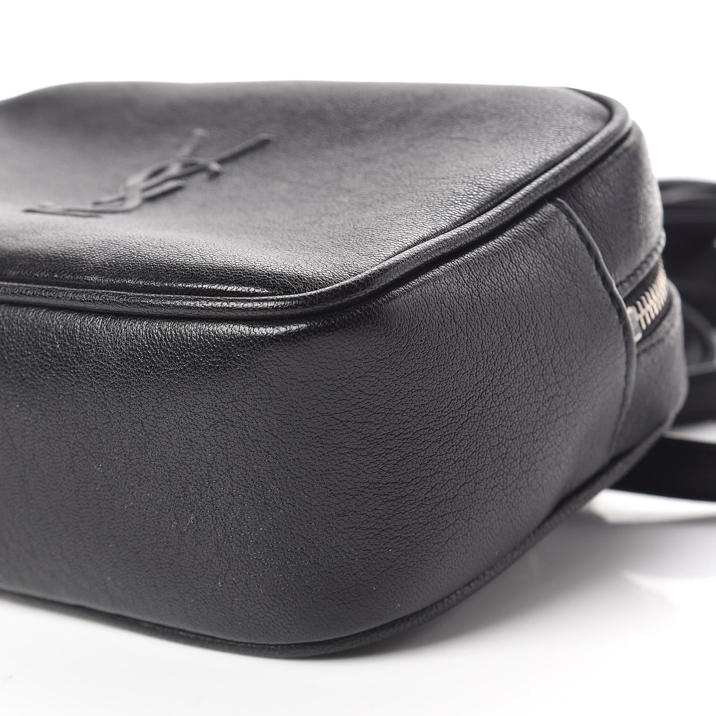 Lambskin Monogram Lou Belt Bag Black