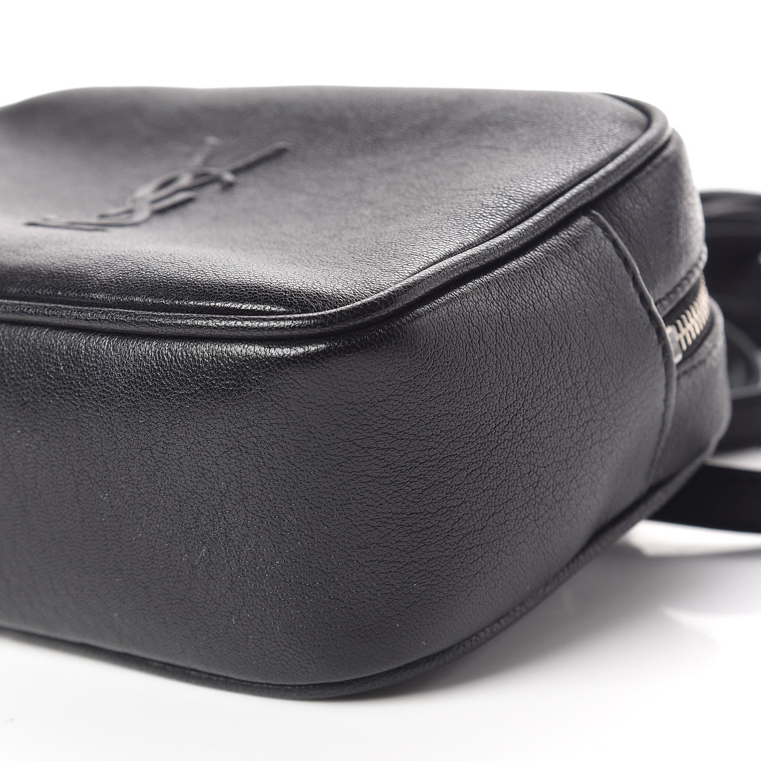 Saint Laurent Lambskin Monogram Lou Belt Bag Black 9 of 9