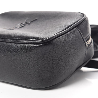 Saint Laurent Lambskin Monogram Lou Belt Bag Black 9 of 9