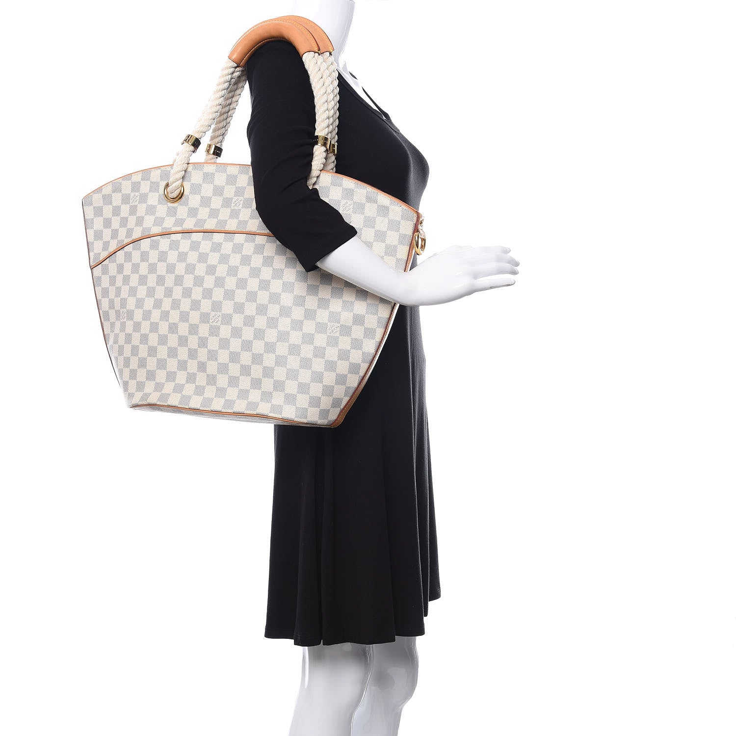 Louis Vuitton Damier Azur Pampelonne GM 2 of 12