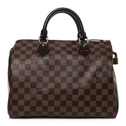 Louis Vuitton Damier Ebene Speedy 30 1 of 17