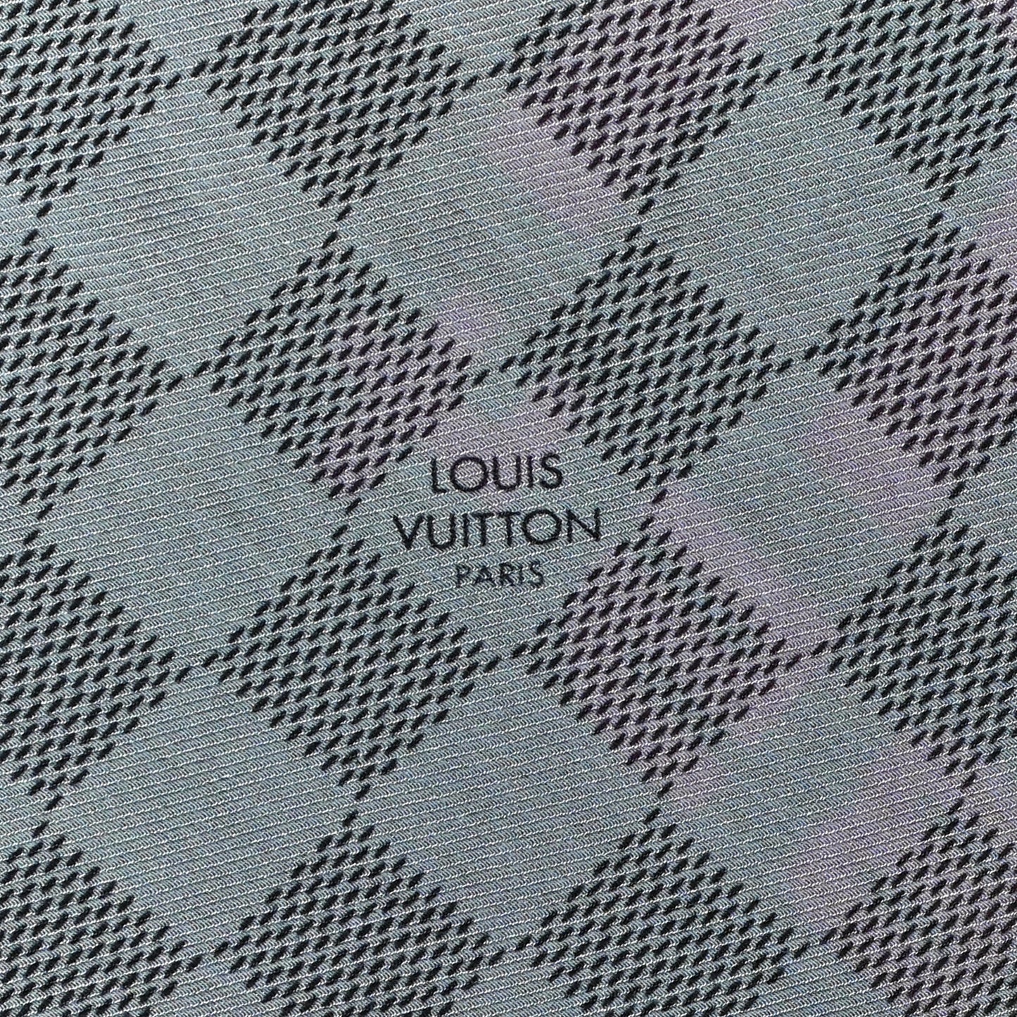Cotton Silk Damier Cobalt Jungle Stole