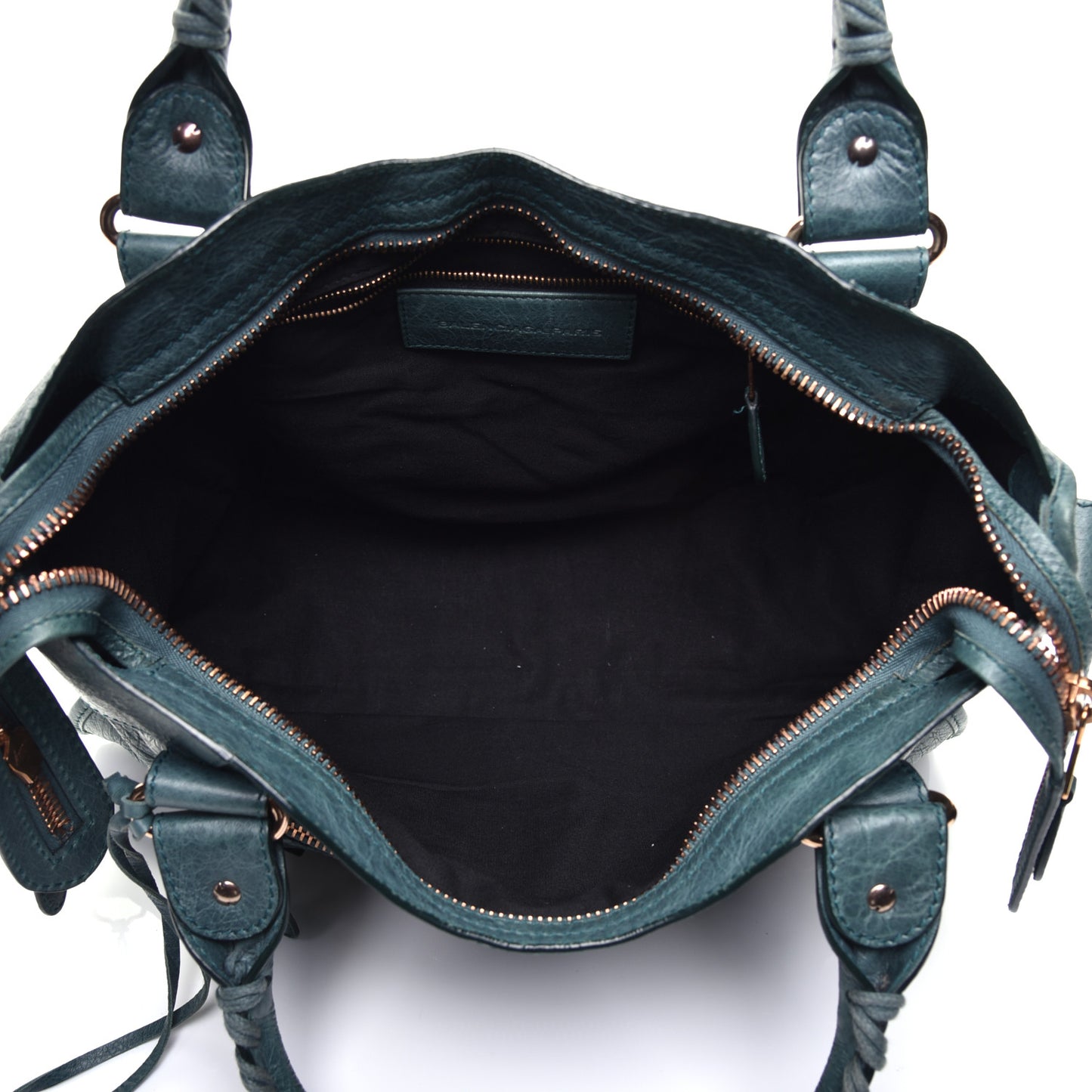 Agneau Giant 21 Rose Gold Hardware City Vert Menthe