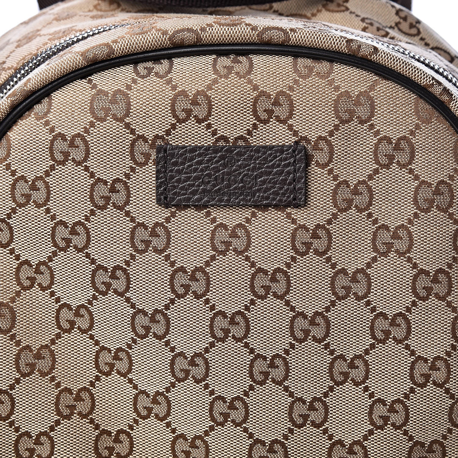 Gucci Monogram Travel Backpack Dark Brown 9 of 11