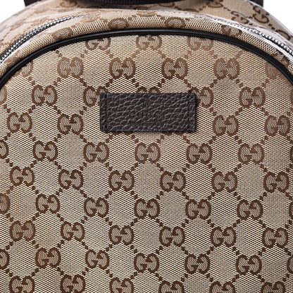 Gucci Monogram Travel Backpack Dark Brown 9 of 11