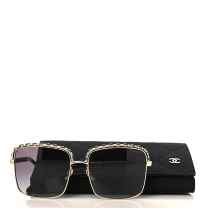 Chanel Metal Square Chain Sunglasses 71369 Grey 7 of 7