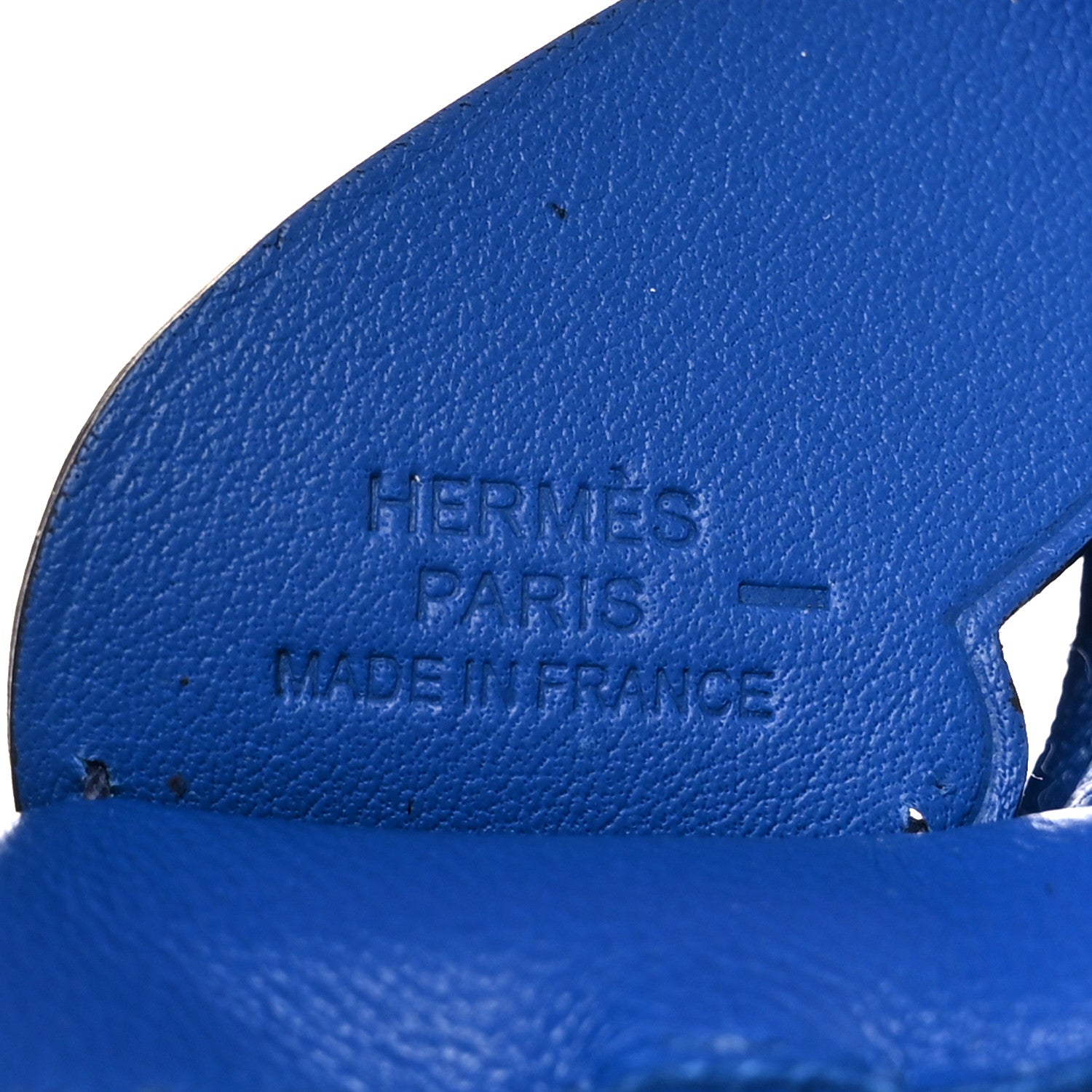 Hermes Milo Lambskin Lizard Touch Grigri Rodeo Pegase Horse Bag Charm PM Bleu France 3 of 5