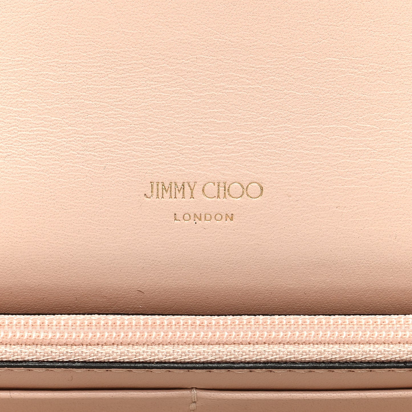 Embossed Snakeskin Milla Wallet on Chain Nude