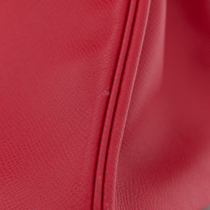 Hermes Epsom BIRKIN 30 Rouge Casaque 12 of 13