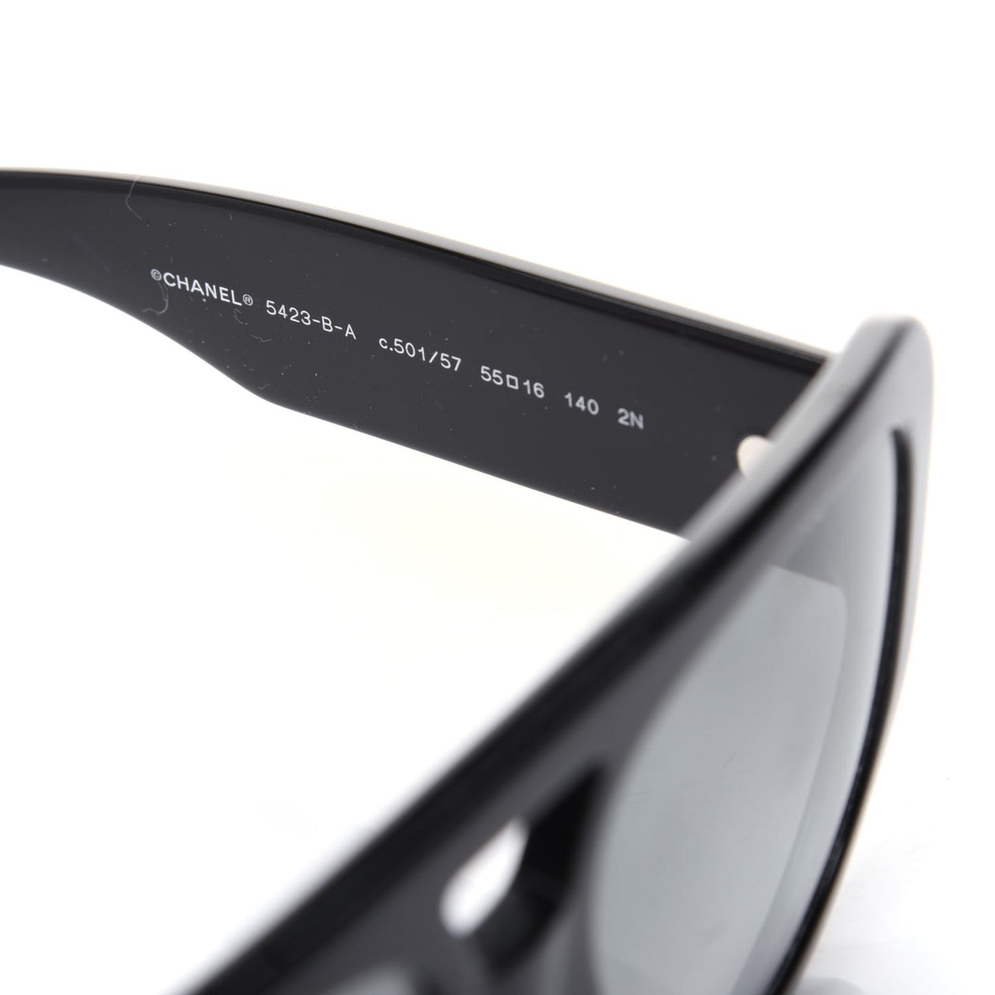 Acetate Sunglasses 5432-B-A Black