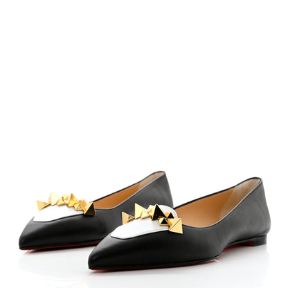 Christian Louboutin Nappa Miss Constella Flats 38.5 Black 3 of 8