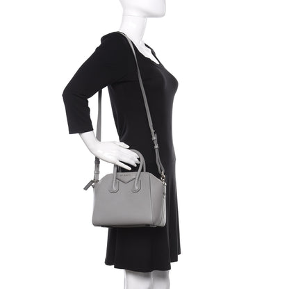 Givenchy Sugar Goatskin Mini Antigona Pearl Grey 2 of 9
