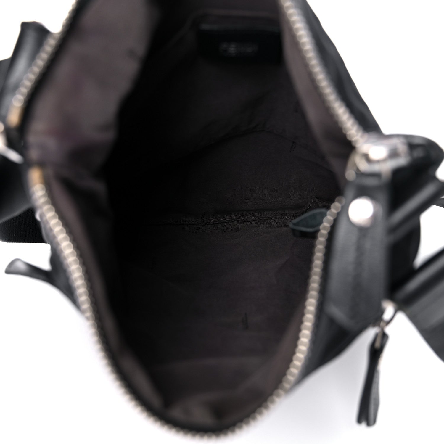Fendi Zucca Messenger Bag Black 5 of 15