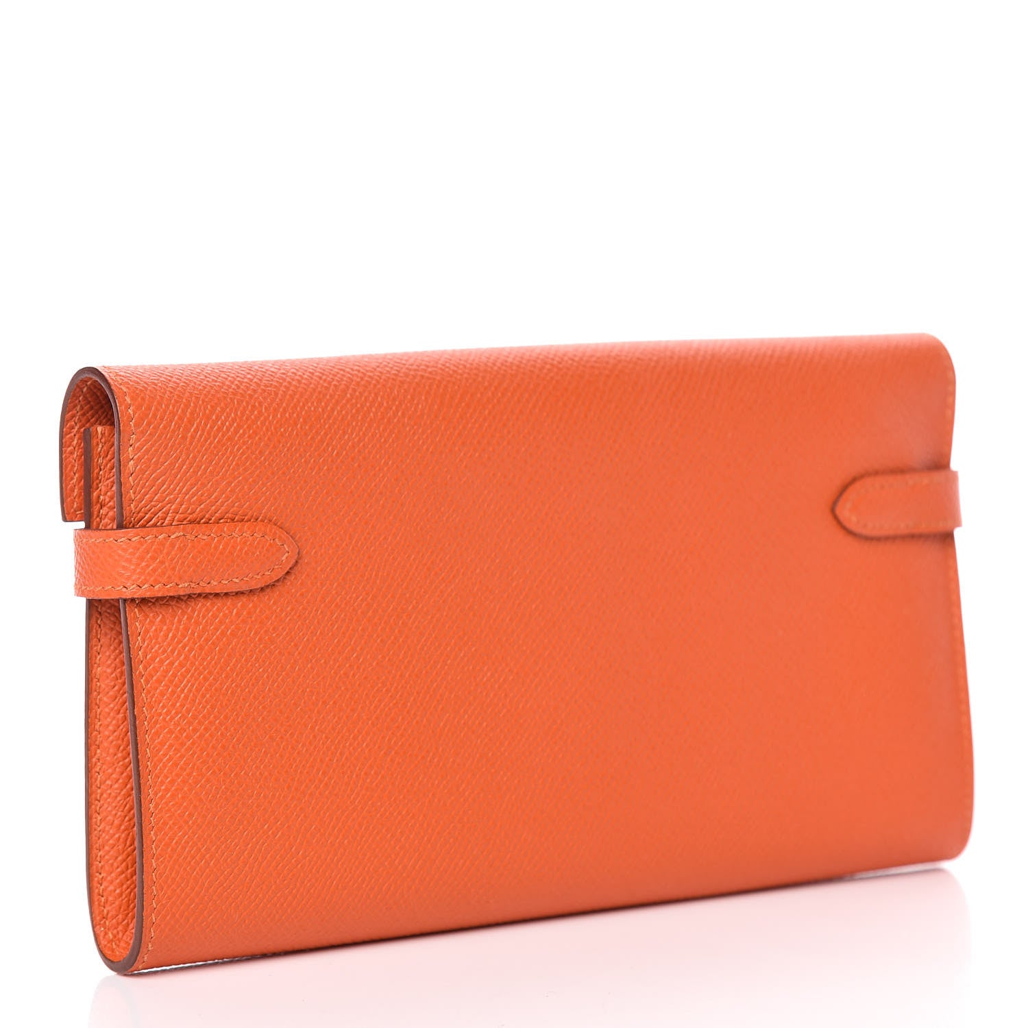Hermes Epsom Kelly Longue Wallet Orange 3 of 10