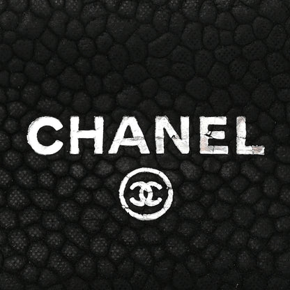 Chanel Iridescent Caviar Quilted Coin Purse Black 7 of 10