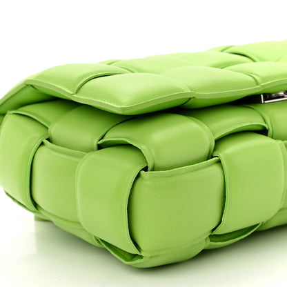 Bottega Veneta Nappa Maxi Intreccio Padded Cassette Crossbody Bag Acid Green 8 of 10