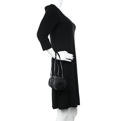 Louis Vuitton Satin Monogram Mini Papillon Black 3 of 9