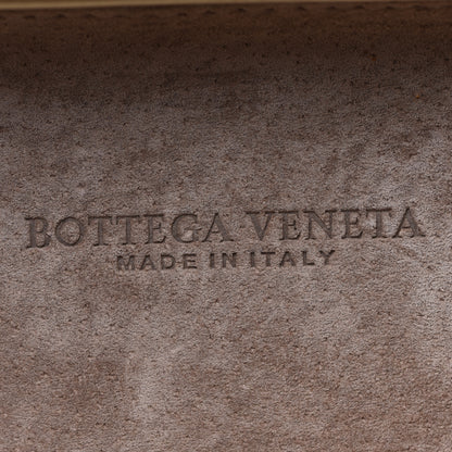 Bottega Veneta Metallic Napa Intrecciato Faille Knot Clutch Gold 6 of 12