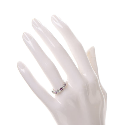 Tiffany Platinum Diamond Pink Sapphire Jazz Ring 52 6 2 of 7