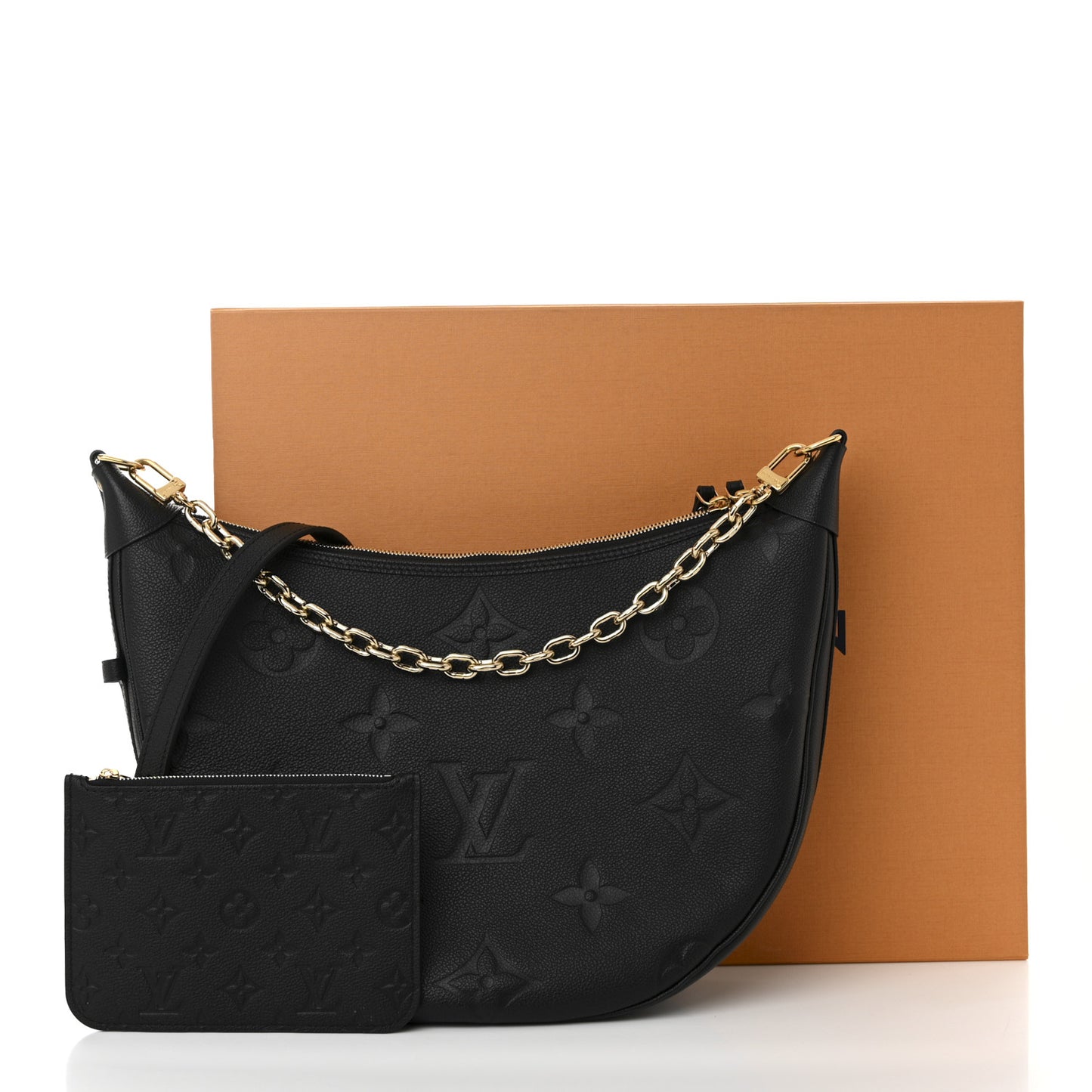 Empreinte Monogram Giant Loop Hobo Black