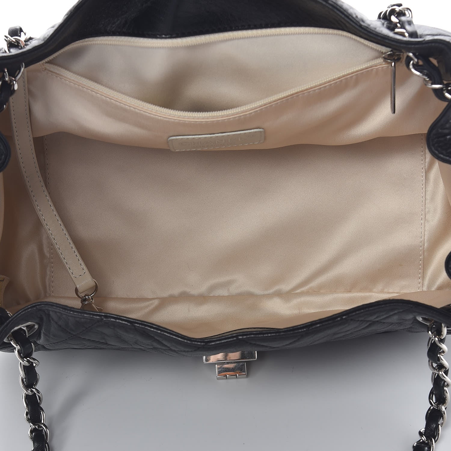 Chanel Lambskin Quilted East West Accordion Flap Black 5 of 19