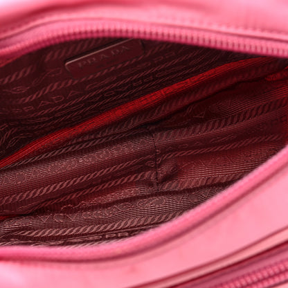 Prada Tessuto Nylon Saffiano Brique Crossbody Bag Re-Edition 2005 Begonia 5 of 9