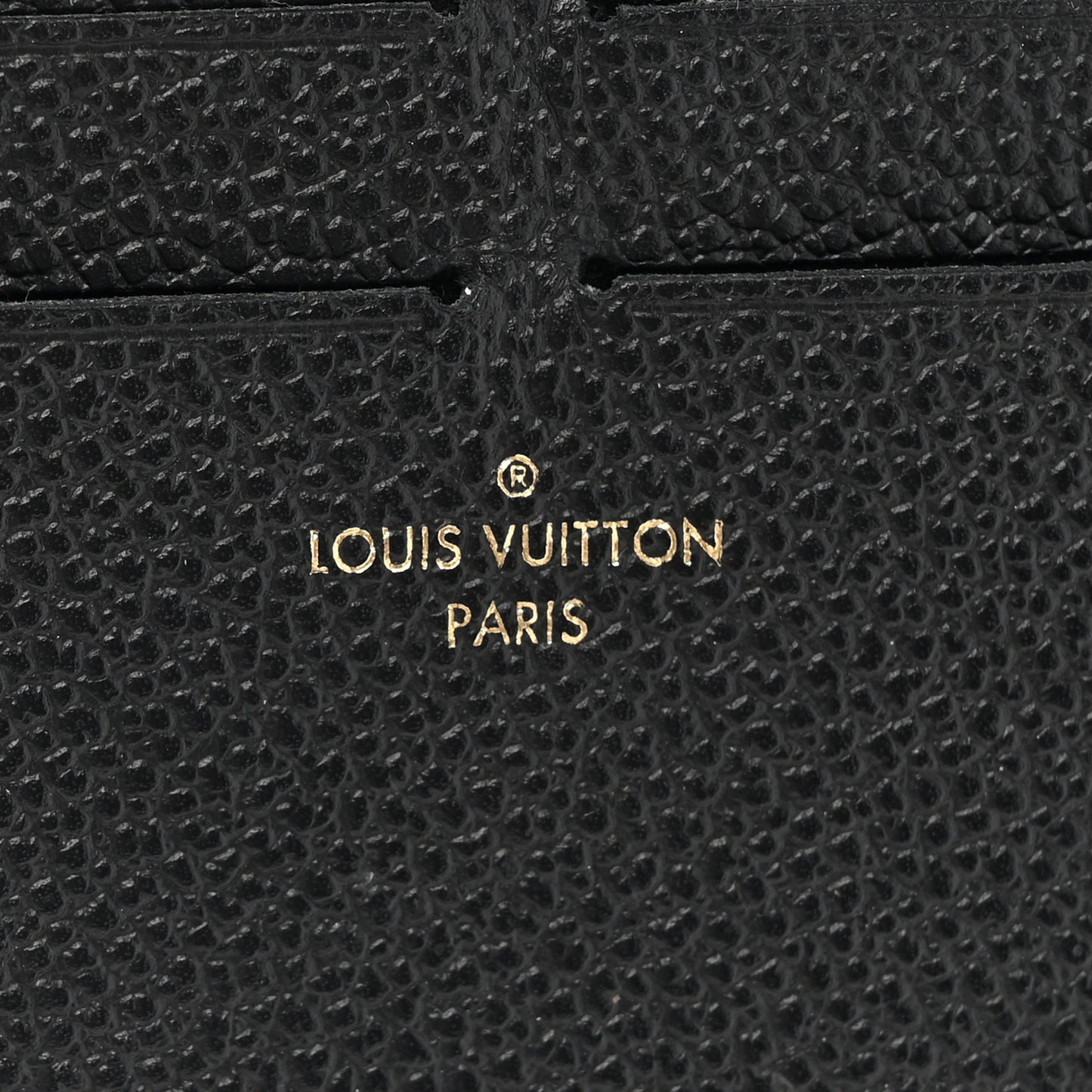 Calfskin Felicie Chain Wallet Card Holder Insert Black