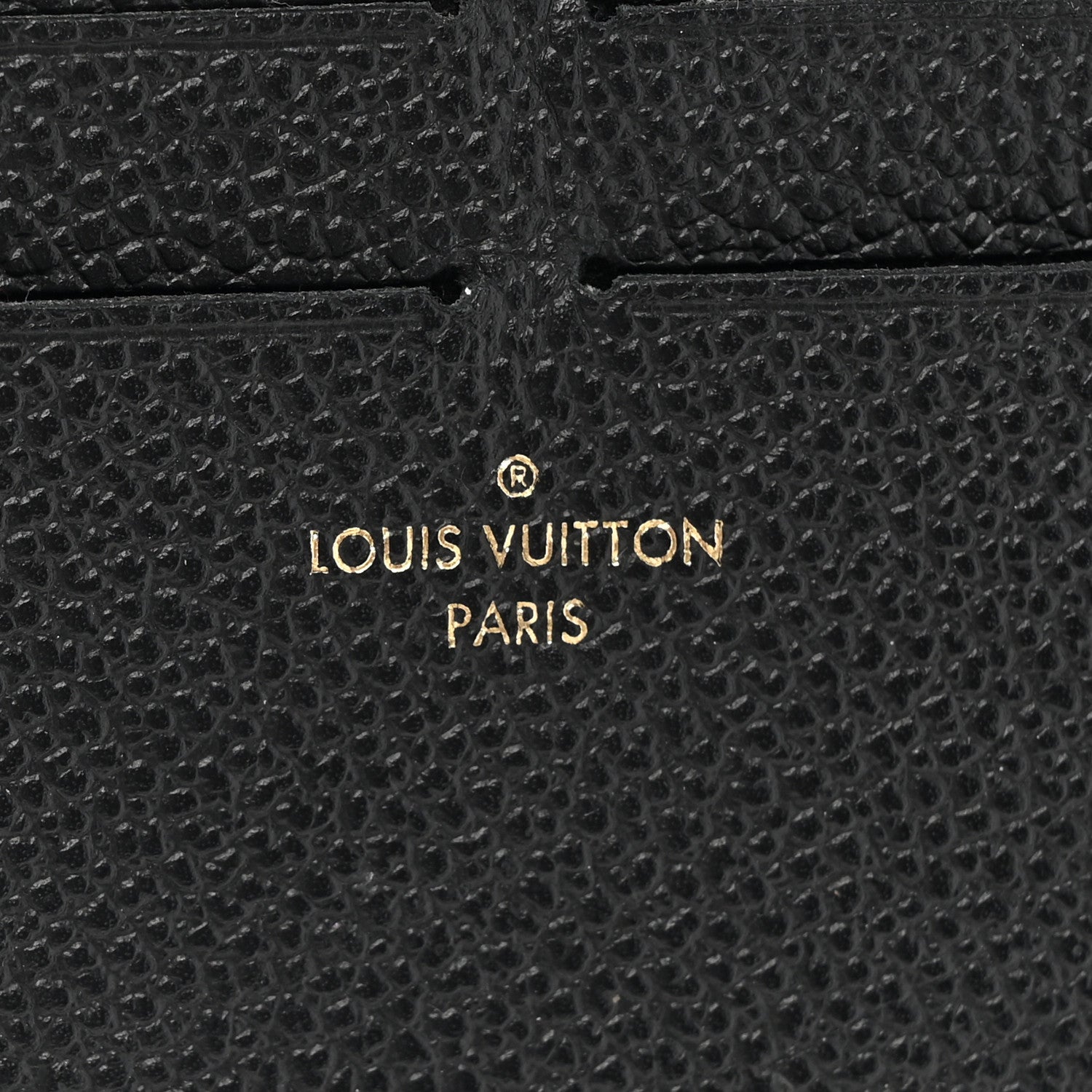 Louis Vuitton Calfskin Felicie Chain Wallet Card Holder Insert Black 6 of 6