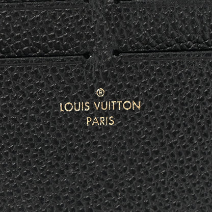 Louis Vuitton Calfskin Felicie Chain Wallet Card Holder Insert Black 6 of 6