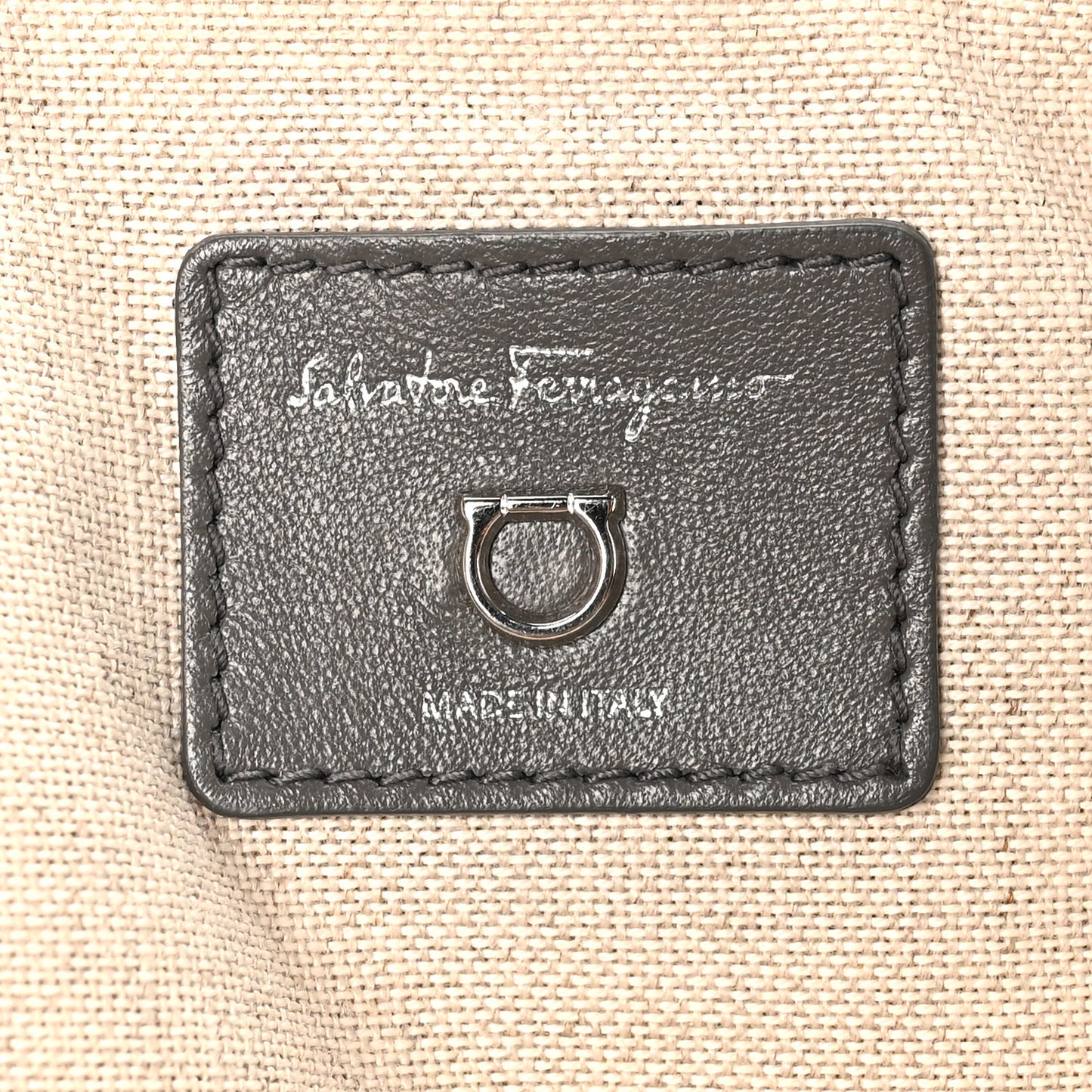 Raffia Medium The Studio Box Bag Silver