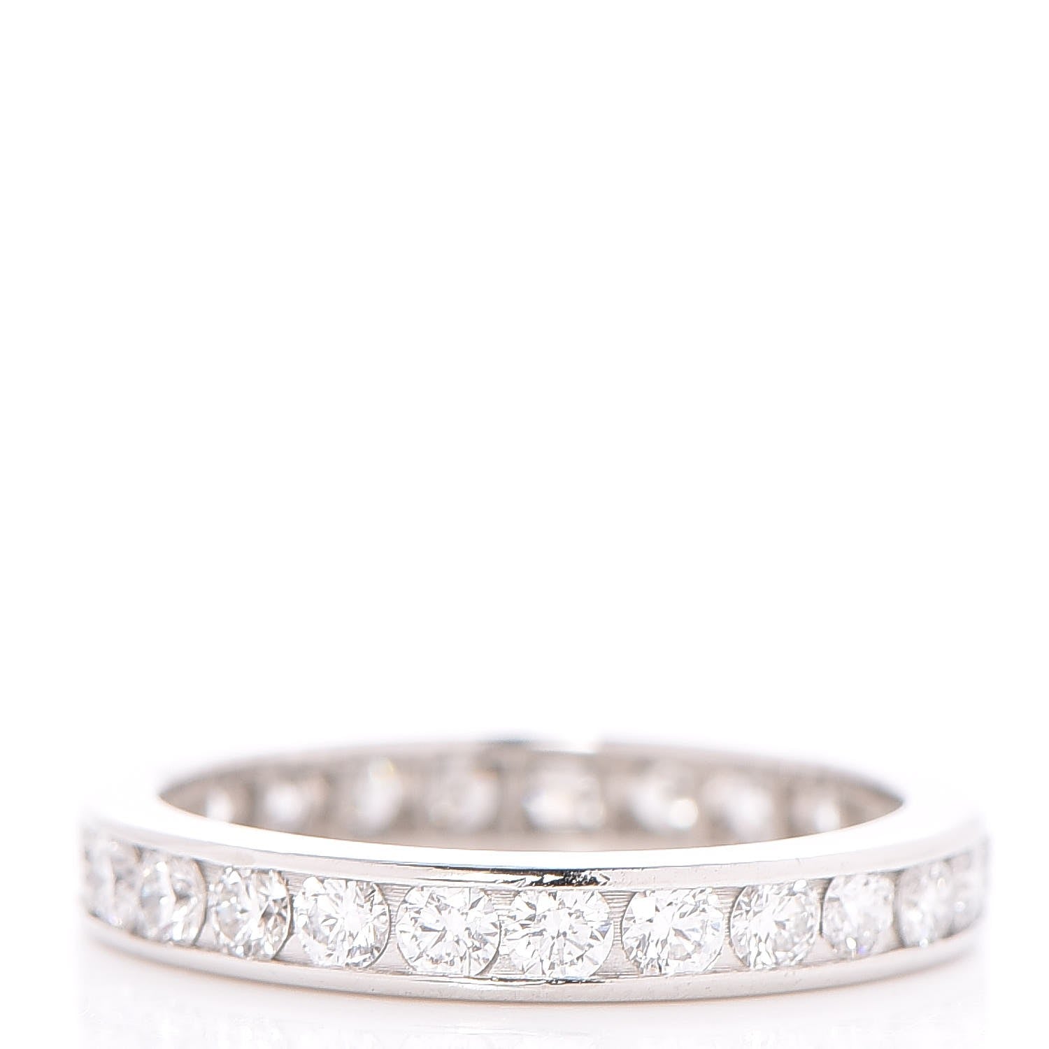 Tiffany Platinum Diamond .75ct Eternity Band Ring 49.3 5 1 of 4