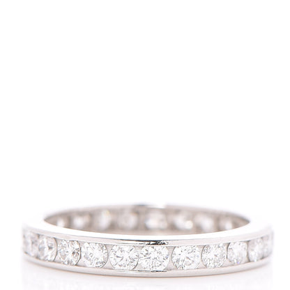 Tiffany Platinum Diamond .75ct Eternity Band Ring 49.3 5 1 of 4
