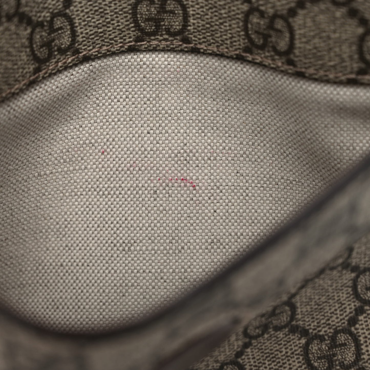 GG Supreme Monogram Web Small Neo Vintage Double Flap Messenger Bag Beige New Acero
