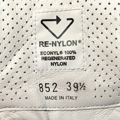Prada Re-Nylon Piuma Metal Triangle Logo Quilted 45mm Sneakers 39.5 Fiordaliso 6 of 10
