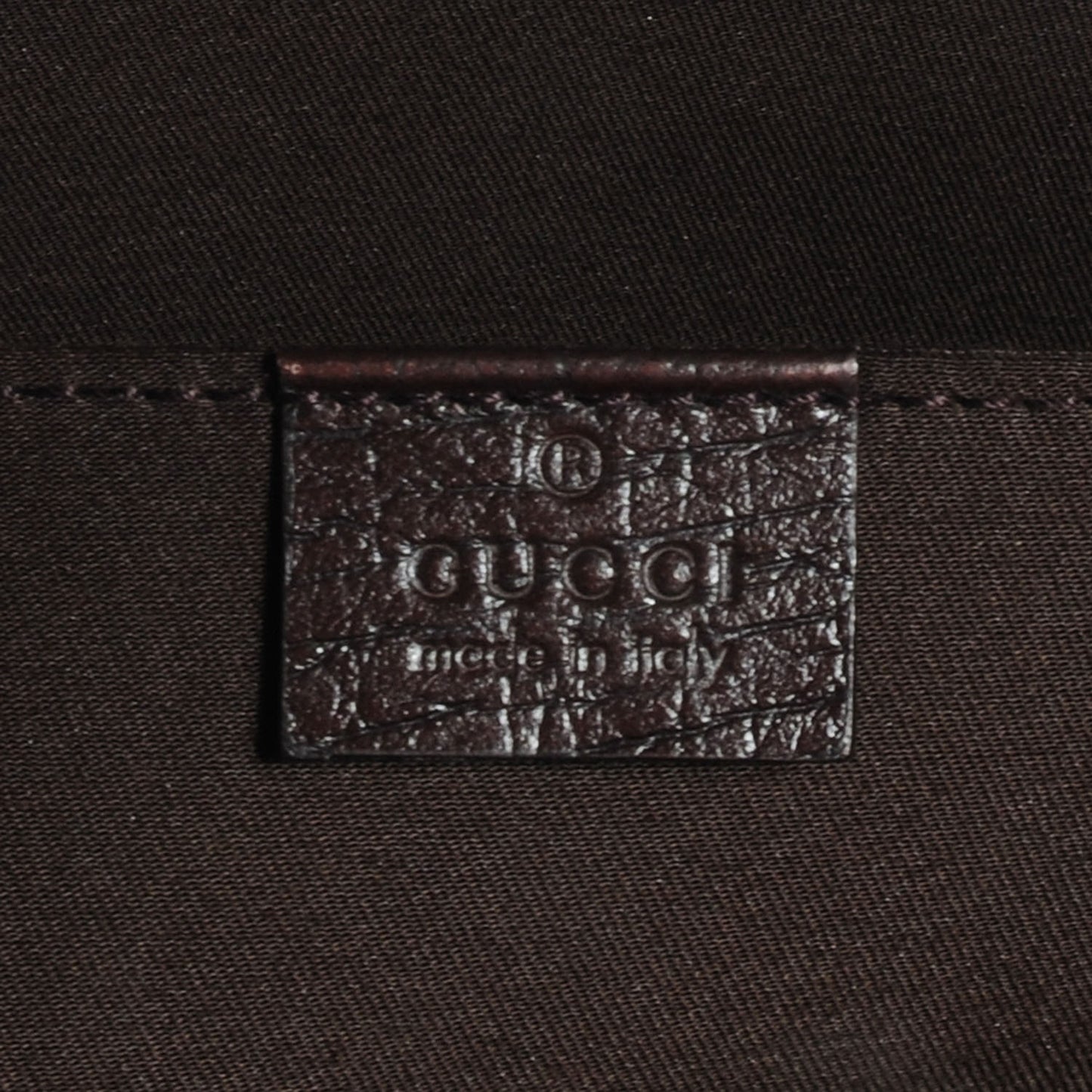 GG Plus Monogram Portfolio Brown
