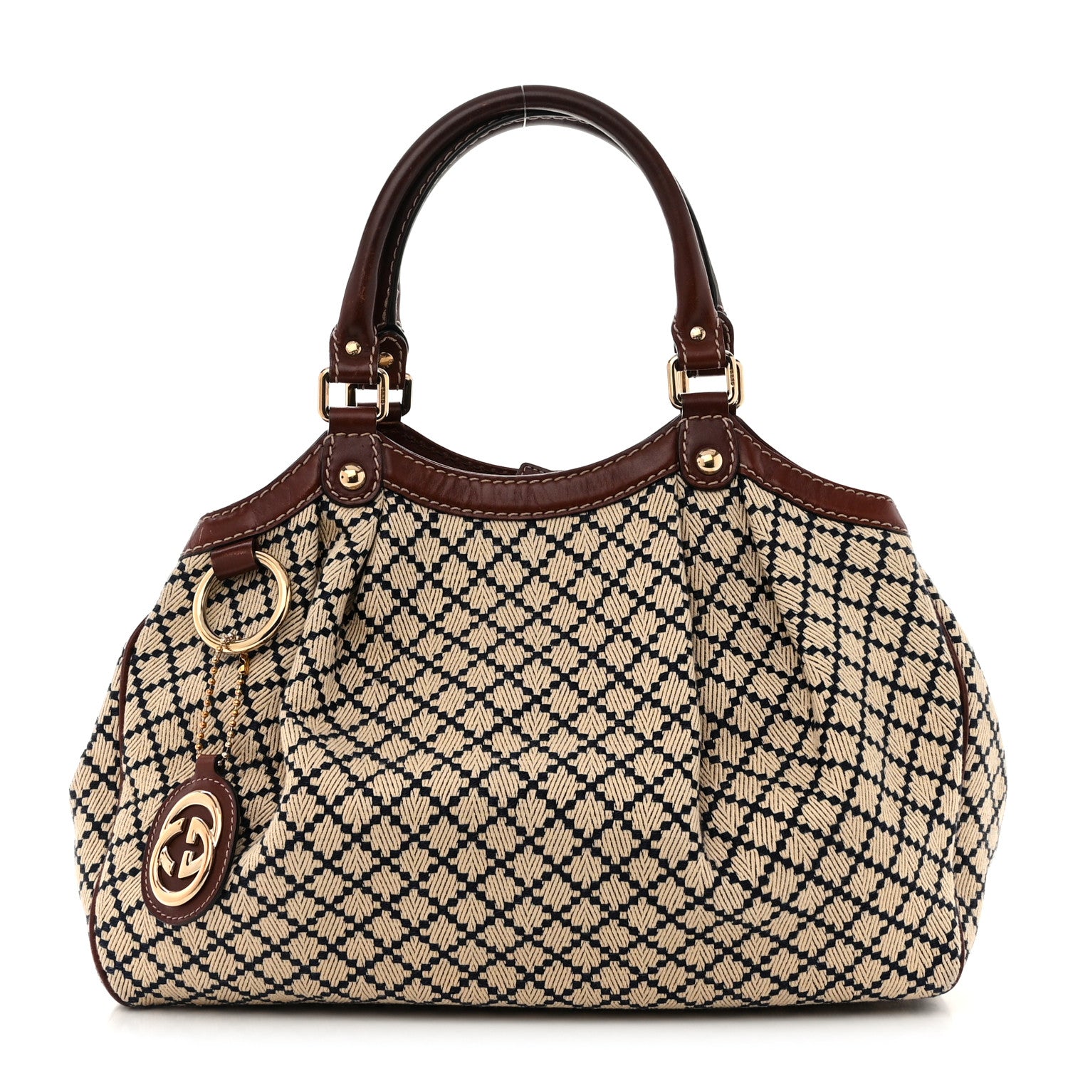 Gucci Diamante Medium Sukey Tote Brown 1 of 19