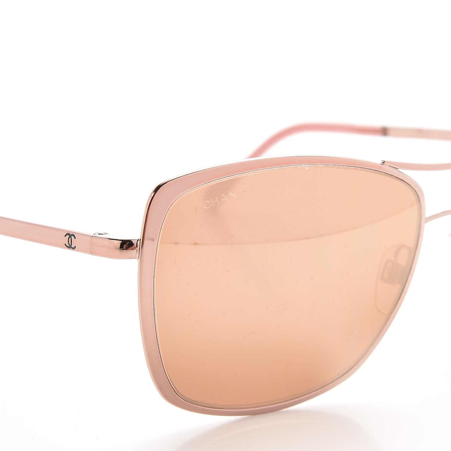 Chanel Metal Pilot Summer Sunglasses 4224 Rose Gold 7 of 9