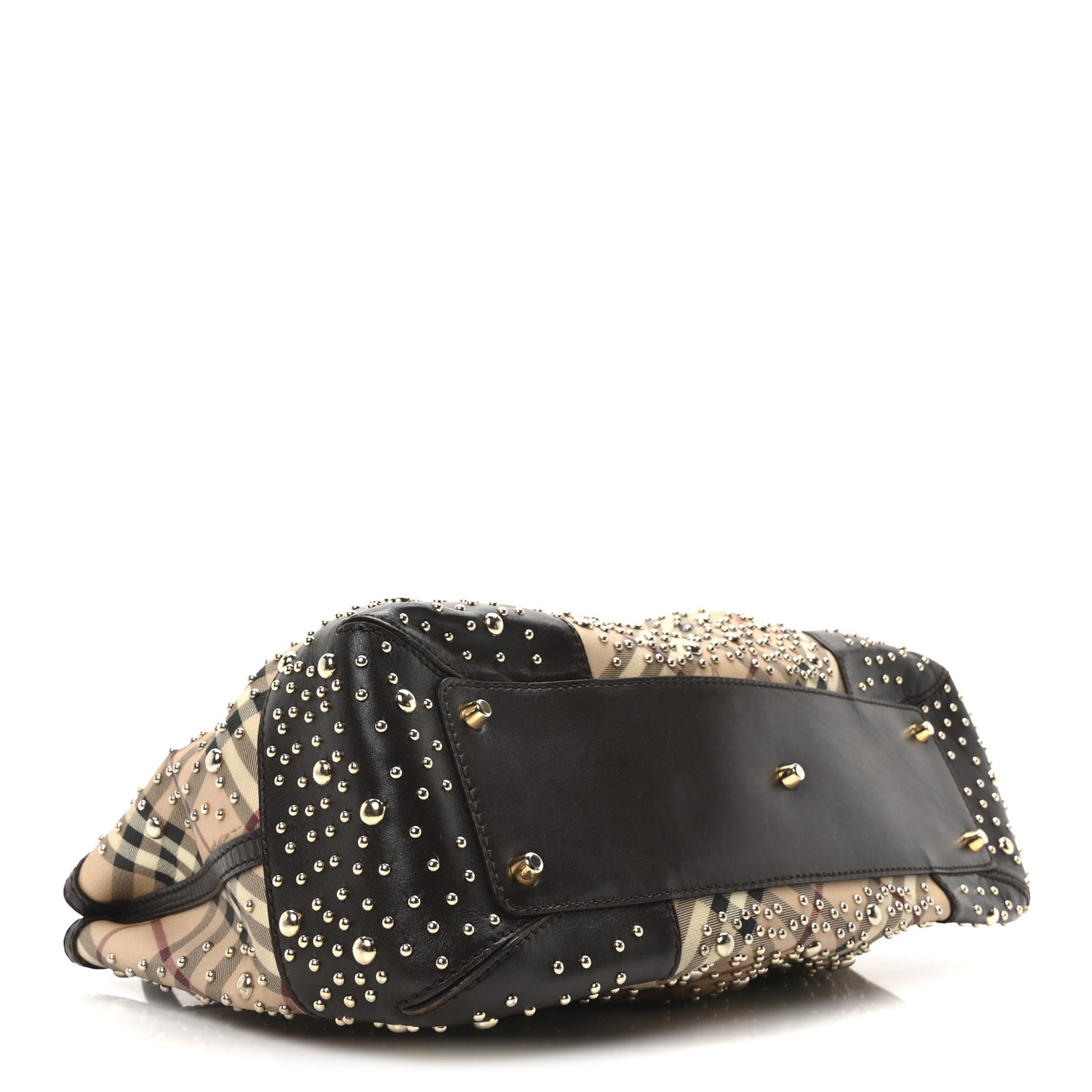 Haymarket Check Studded Hannington Satchel Bag