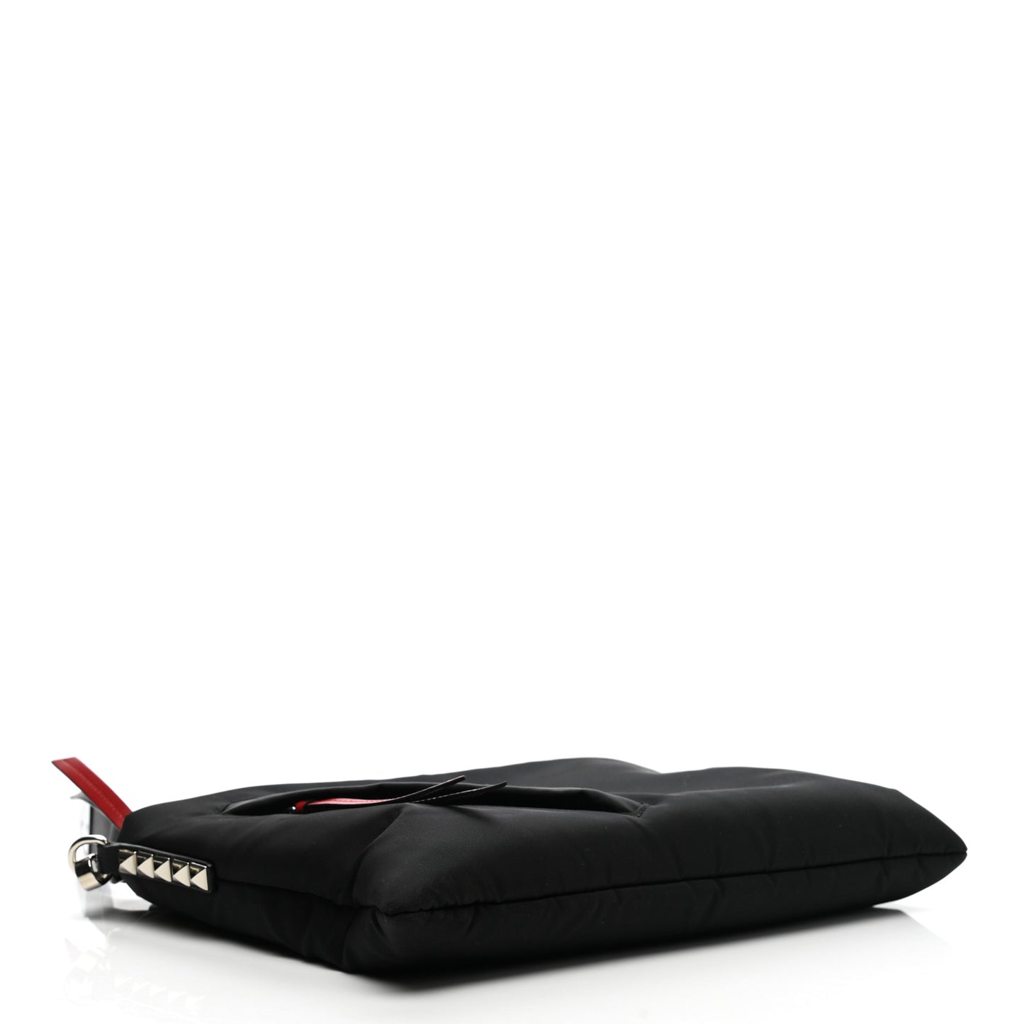 Tessuto Nylon Studded Wristlet Black Fuoco