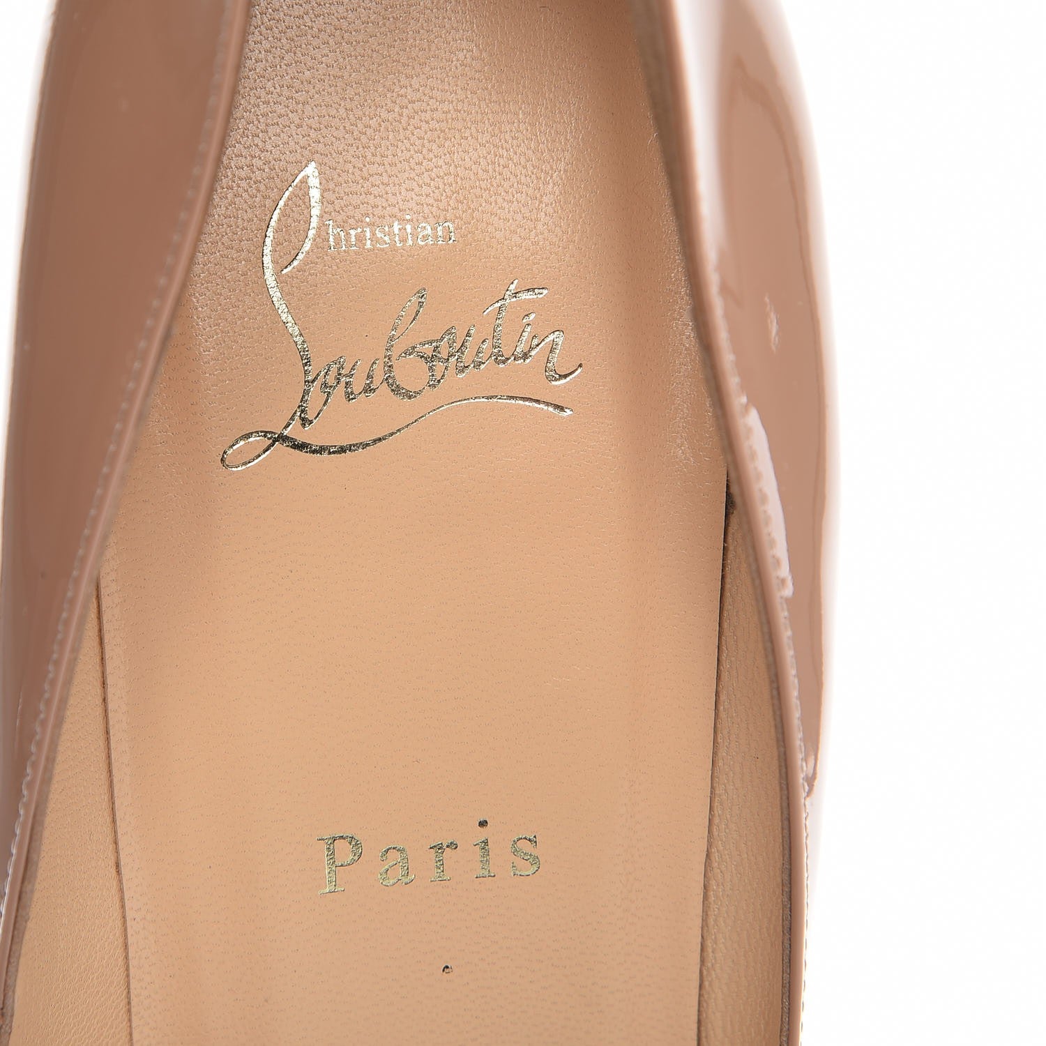 Christian Louboutin Patent Pigalle Plato 120 Pumps 41 Nude 6 of 11