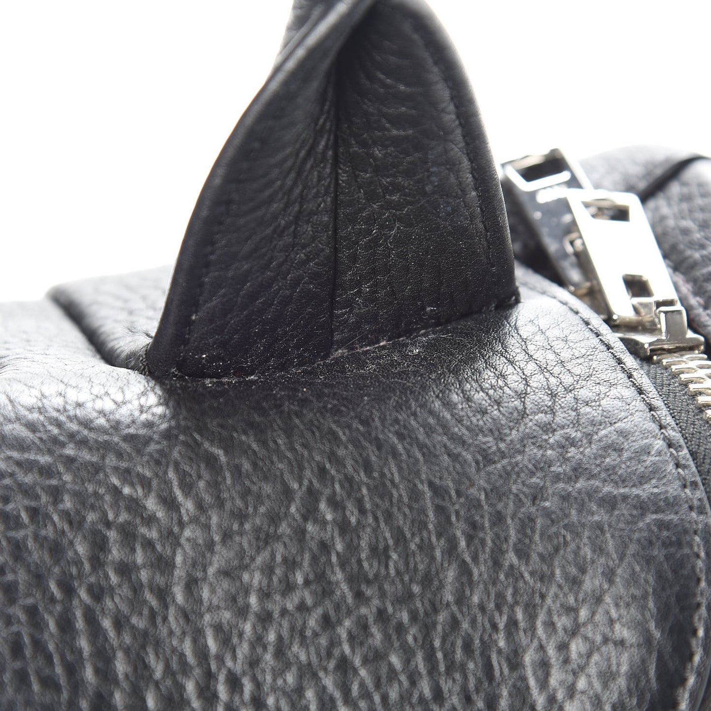 Pebbled Lambskin Mini Rockie Black Rhodium Hardware