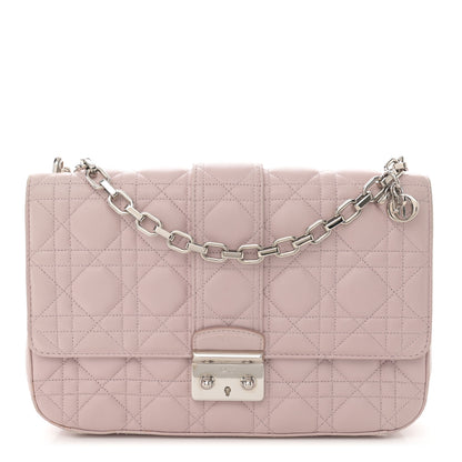 Christian Dior Lambskin Cannage Medium Miss Dior Flap Light Pink 1 of 17