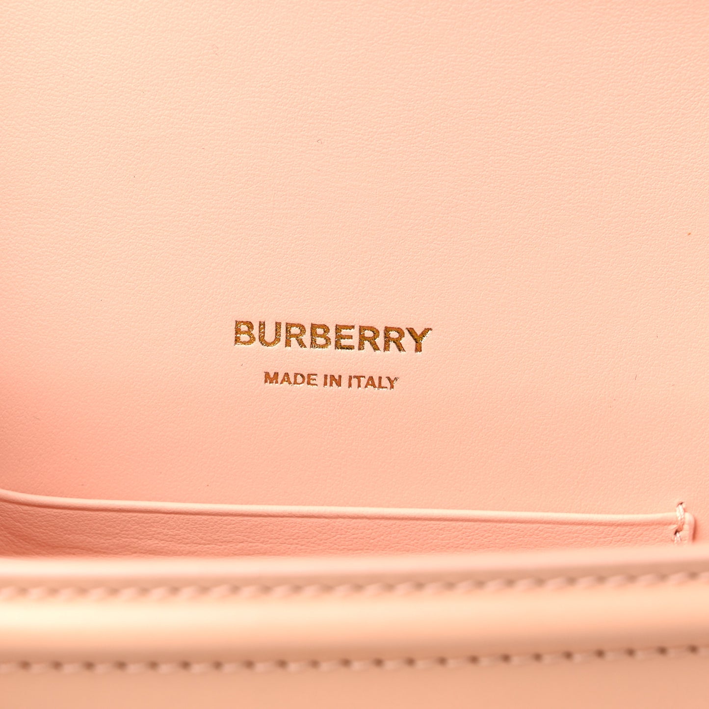 Calfskin Mini TB Bag Rose Beige