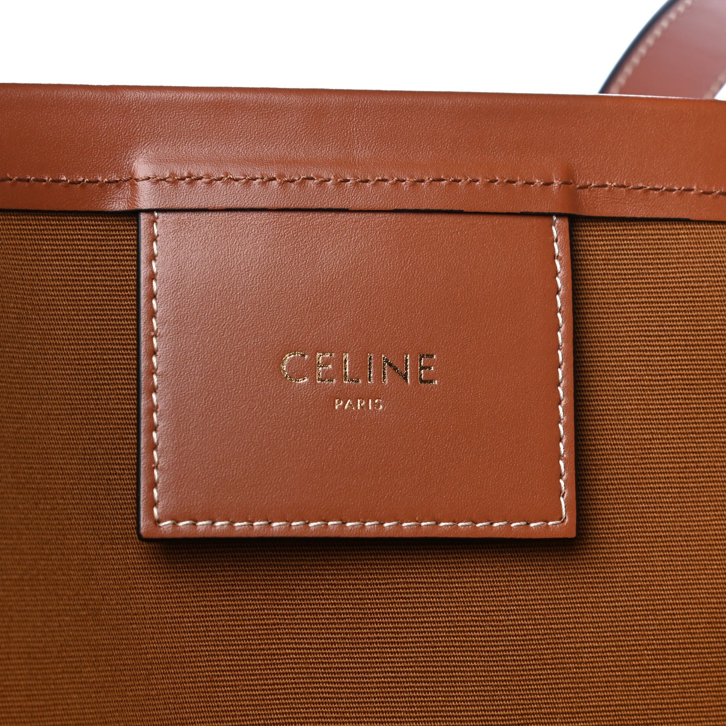 Calfskin Canvas Triomphe Large Couffin White