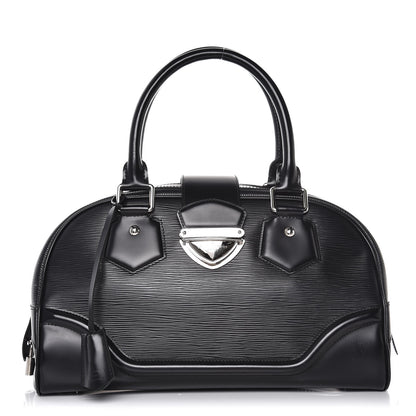 Louis Vuitton Epi Bowling Montaigne GM Black 1 of 12